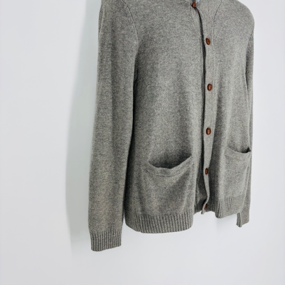 Pre-Owned Men's H&M Grey Cardigan Sweater Size M Button-Up Knit Casual! - Picture 2 of 5